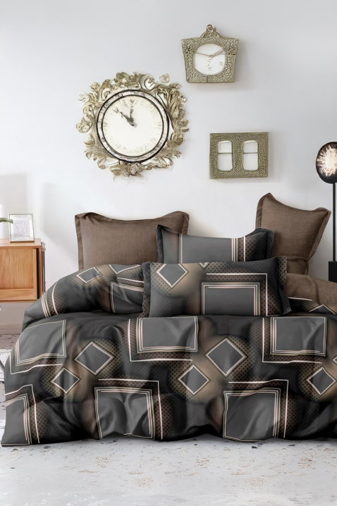 Komplet posteljina MARFOLDY 200x220 pamuk - 4 dijela, Boja: višebojna, IVET.HR - MODERNA ODJEĆA