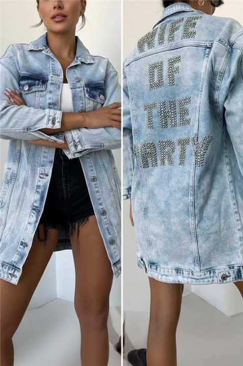 Traper jakna DUNKOLZA, Boja: svijetlo plava, IVET.HR - MODERNA ODJEĆA