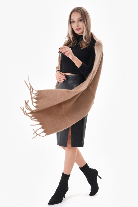 Šal SHARMALDA BEIGE, Boja: bež, IVET.HR - MODERNA ODJEĆA