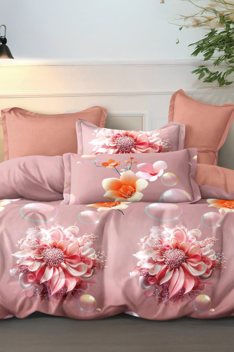 Komplet posteljina BLUMERY 200x220 pamuk - 4 dijela, Boja: višebojna, IVET.HR - MODERNA ODJEĆA