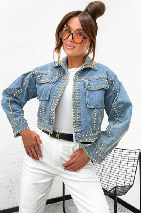 Traper jakna CAPLONDDA, Boja: svijetlo plava, IVET.HR - MODERNA ODJEĆA