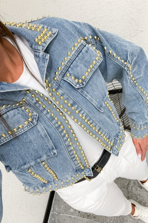 Traper jakna CAPLONDDA, Boja: svijetlo plava, IVET.HR - MODERNA ODJEĆA