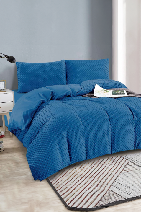 Komplet posteljina SLOVERZY BLUE 160x200 cm pamuk - 3 dijela, Boja: plava, IVET.HR - MODERNA ODJEĆA