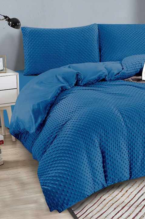 Komplet posteljina SLOVERZY BLUE 160x200 cm pamuk - 3 dijela, Boja: plava, IVET.HR - MODERNA ODJEĆA