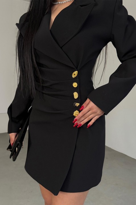 Haljina - sako SENVOLFA, Boja: crna, IVET.HR - MODERNA ODJEĆA