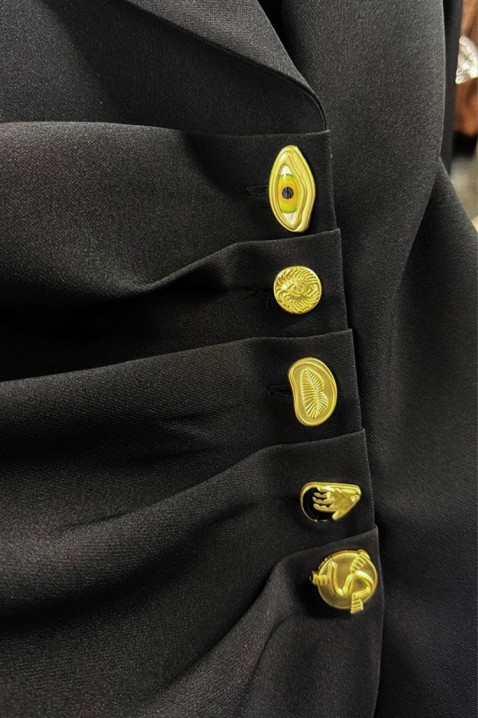 Haljina - sako SENVOLFA, Boja: crna, IVET.HR - MODERNA ODJEĆA