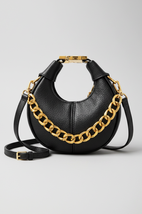 Ženska torba BERZOLFA, Boja: crna, IVET.HR - MODERNA ODJEĆA