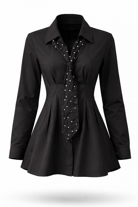 Ženska košulja LEBRALZA BLACK, Boja: crna, IVET.HR - MODERNA ODJEĆA