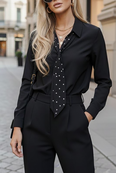 Ženska košulja LEBRALZA BLACK, Boja: crna, IVET.HR - MODERNA ODJEĆA