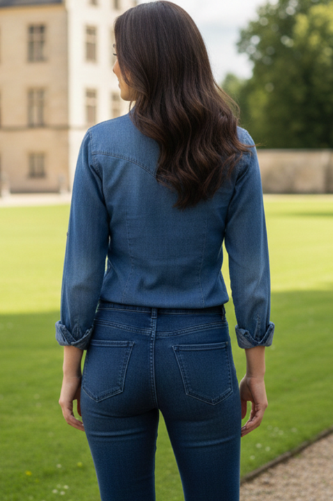 Ženska košulja EGLENZA BLUE, Boja: plava, IVET.HR - MODERNA ODJEĆA