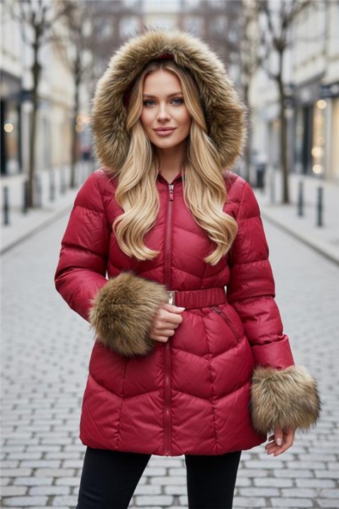 Jakna NARNILDA RED, Boja: crvena, IVET.HR - MODERNA ODJEĆA