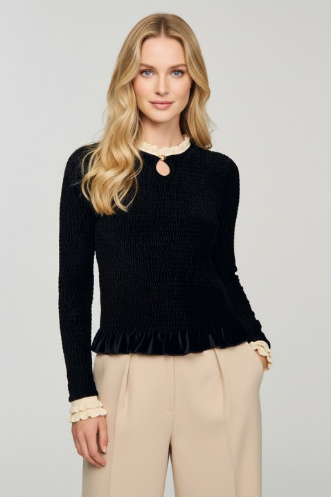 Ženska bluza BROTENDA, Boja: crna, IVET.HR - MODERNA ODJEĆA