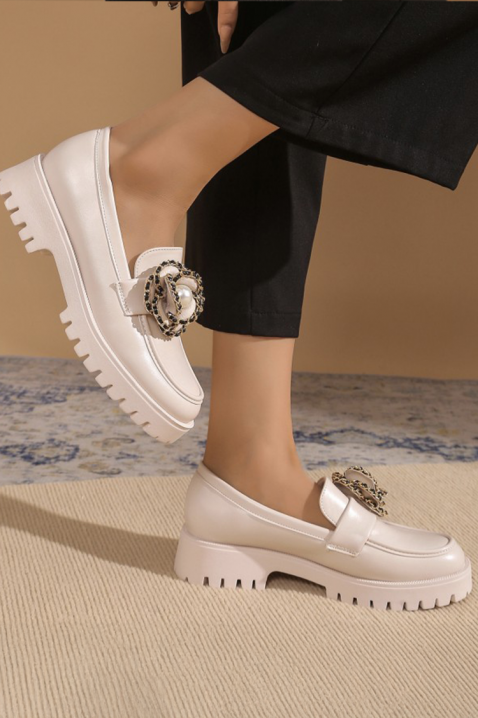 Ženske mokasine BIOLMEGA ECRU, Boja: drap, IVET.HR - MODERNA ODJEĆA