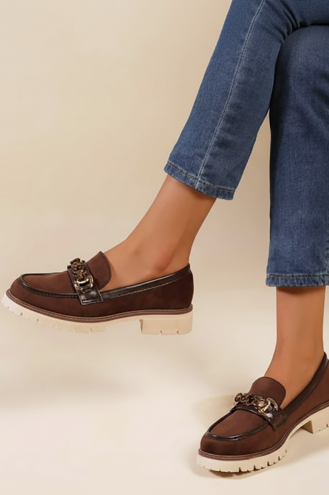 Ženske mokasine TELONJA BROWN, Boja: smeđa, IVET.HR - MODERNA ODJEĆA