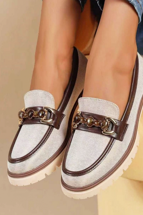 Ženske mokasine NOLMERFA, Boja: bež, IVET.HR - MODERNA ODJEĆA