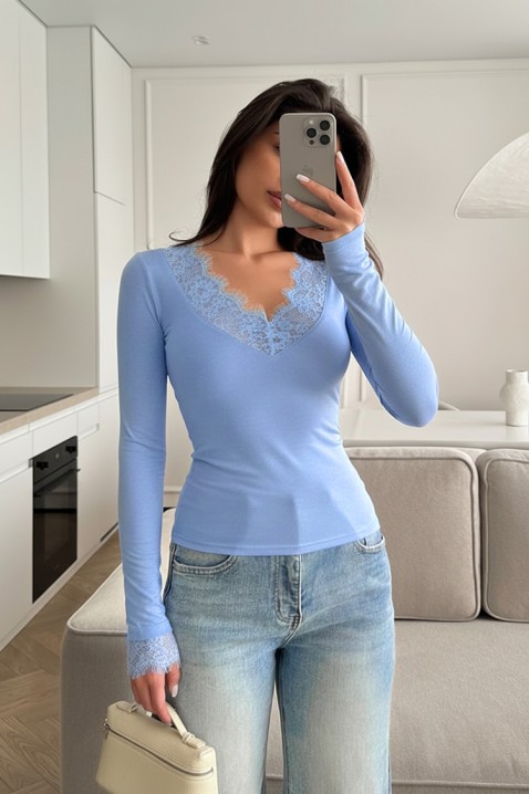 Ženska bluza AKRILZA SKY, Boja: svijetlo plava, IVET.HR - MODERNA ODJEĆA