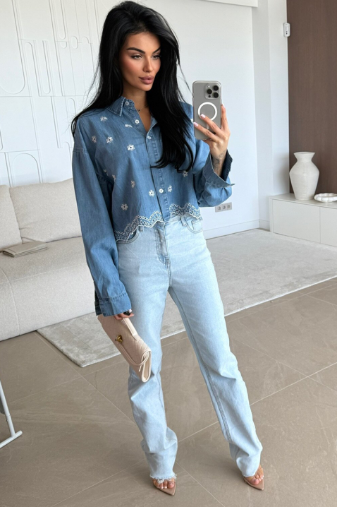 Ženska košulja MARGOLZA BLUE, Boja: plava, IVET.HR - MODERNA ODJEĆA