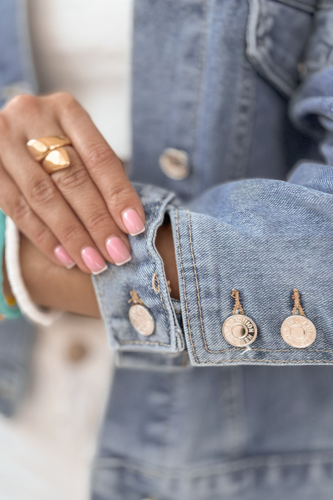 Traper jakna MAKRAMENZA, Boja: svijetlo plava, IVET.HR - MODERNA ODJEĆA