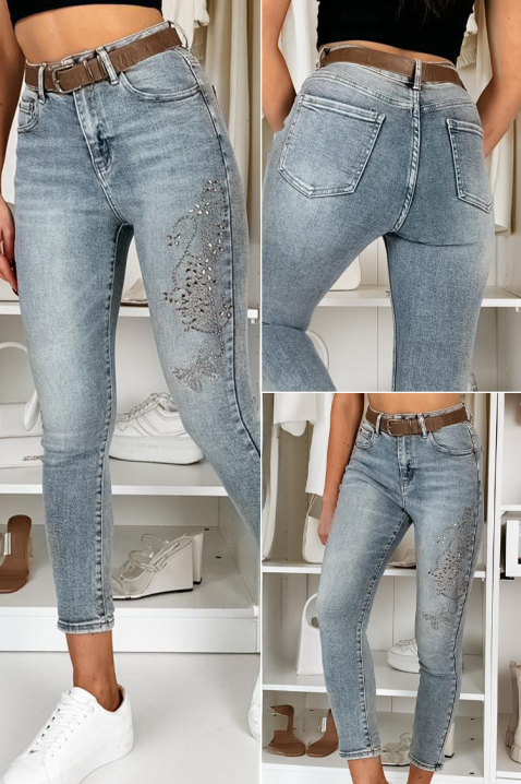 Traperice BLADELDA, Boja: svijetlo plava, IVET.HR - MODERNA ODJEĆA