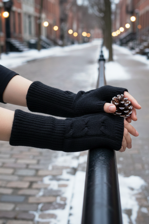 Ženske rukavice TOROLFA BLACK, Boja: crna, IVET.HR - MODERNA ODJEĆA