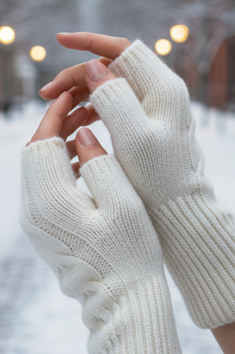 Ženske rukavice TOROLFA WHITE, Boja: bijela, IVET.HR - MODERNA ODJEĆA