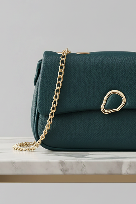 Ženska torba POCHENDA PETROL, Boja: petrolej, IVET.HR - MODERNA ODJEĆA