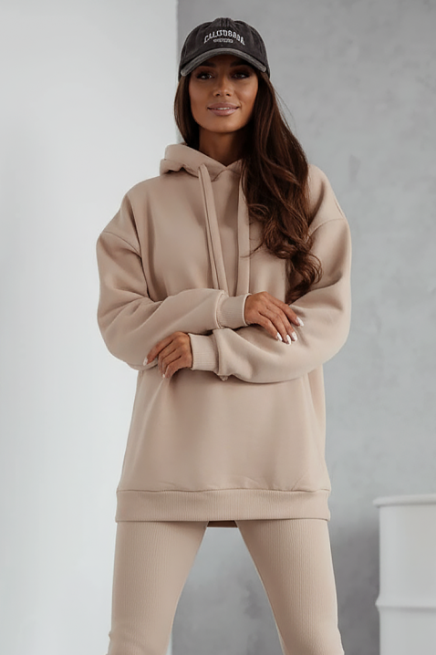 Dukserica REVROLDA BEIGE, Boja: bež, IVET.HR - MODERNA ODJEĆA