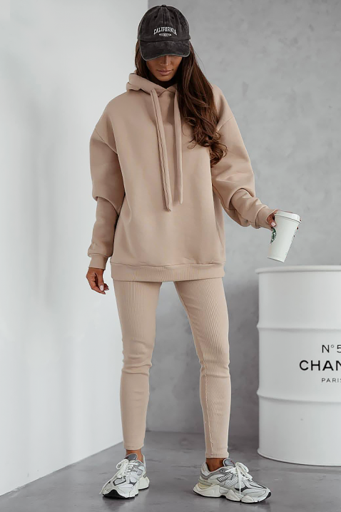 Dukserica REVROLDA BEIGE, Boja: bež, IVET.HR - MODERNA ODJEĆA