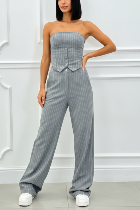 Komplet TERZIVA GREY, Boja: siva, IVET.HR - MODERNA ODJEĆA