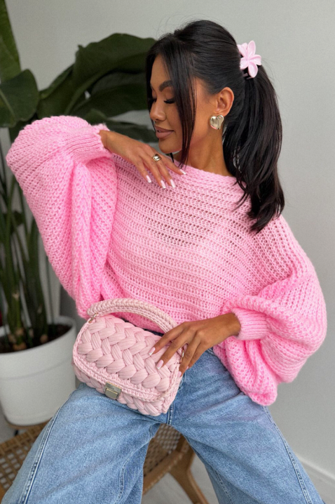 Džemper APANDINA PINK, Boja: roza, IVET.HR - MODERNA ODJEĆA