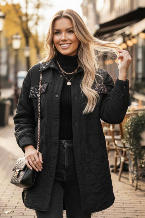 Jakna PLORILDA BLACK, Boja: crna, IVET.HR - MODERNA ODJEĆA