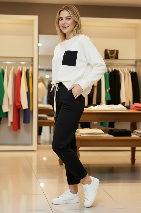 Komplet TENZIARA BLACK, Boja: crna, IVET.HR - MODERNA ODJEĆA