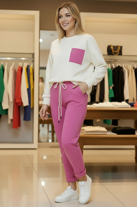 Komplet TENZIARA PINK, Boja: roza, IVET.HR - MODERNA ODJEĆA