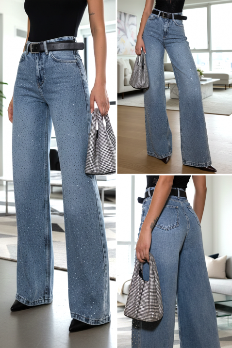 Traperice DAVILONA, Boja: plava, IVET.HR - MODERNA ODJEĆA