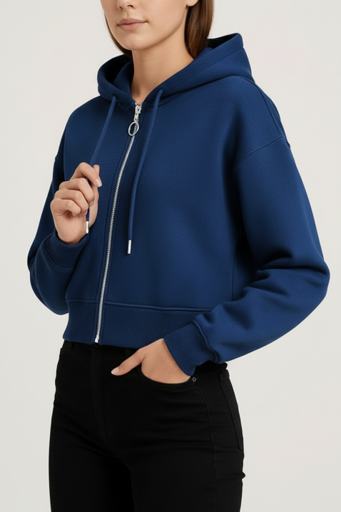 Dukserica GRELONFEA NAVY, Boja: tamnoplava, IVET.HR - MODERNA ODJEĆA