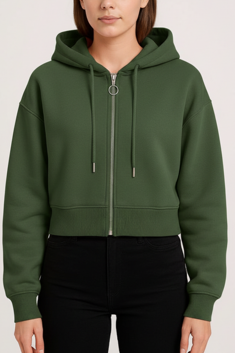 Dukserica GRELONFEA GREEN, Boja: zelena, IVET.HR - MODERNA ODJEĆA