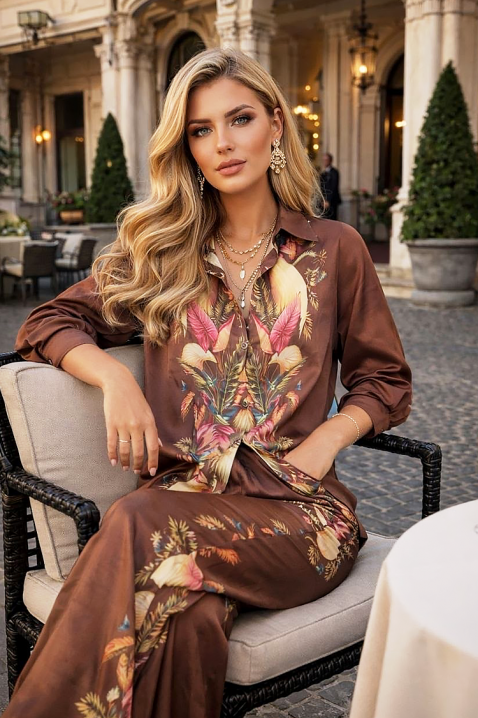 Komplet GLERMONA BROWN, Boja: smeđa, IVET.HR - MODERNA ODJEĆA