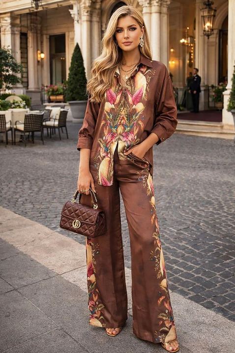 Komplet GLERMONA BROWN, Boja: smeđa, IVET.HR - MODERNA ODJEĆA