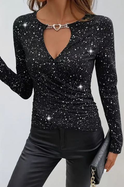 Ženska bluza AMOLZINA, Boja: crna, IVET.HR - MODERNA ODJEĆA