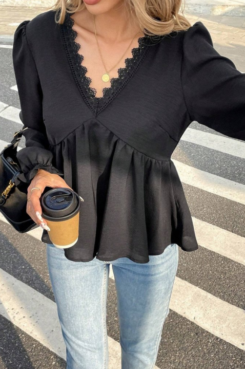 Ženska bluza VLADANZA, Boja: crna, IVET.HR - MODERNA ODJEĆA