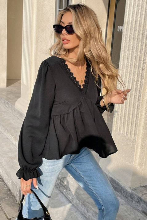 Ženska bluza VLADANZA, Boja: crna, IVET.HR - MODERNA ODJEĆA