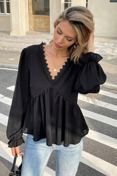 Ženska bluza VLADANZA, Boja: crna, IVET.HR - MODERNA ODJEĆA