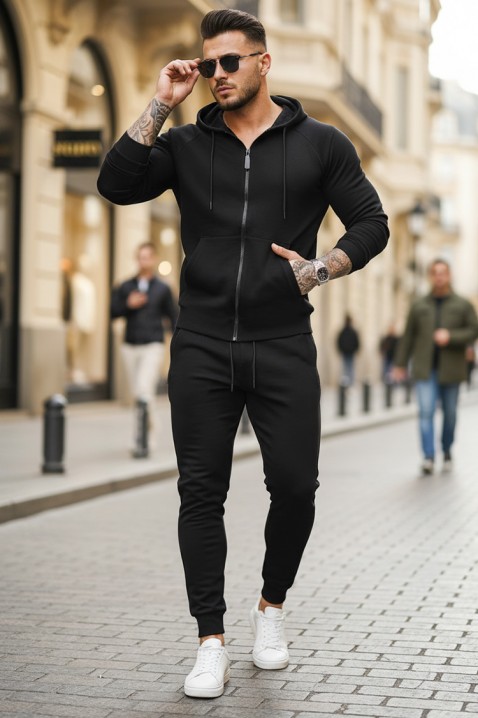 Muški komplet TARMON BLACK, Boja: crna, IVET.HR - MODERNA ODJEĆA