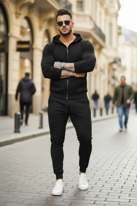 Muški komplet TARMON BLACK, Boja: crna, IVET.HR - MODERNA ODJEĆA