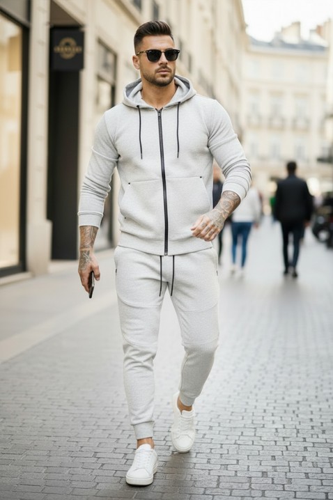 Muški komplet TARMON LIGHT GREY, Boja: svjetlosiva, IVET.HR - MODERNA ODJEĆA