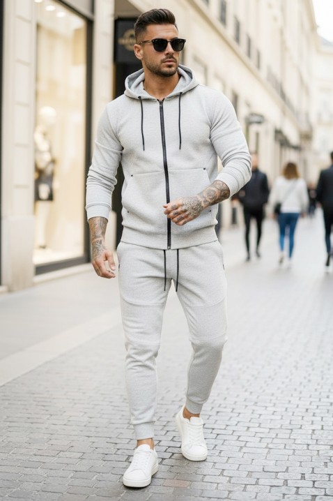 Muški komplet TARMON LIGHT GREY, Boja: svjetlosiva, IVET.HR - MODERNA ODJEĆA