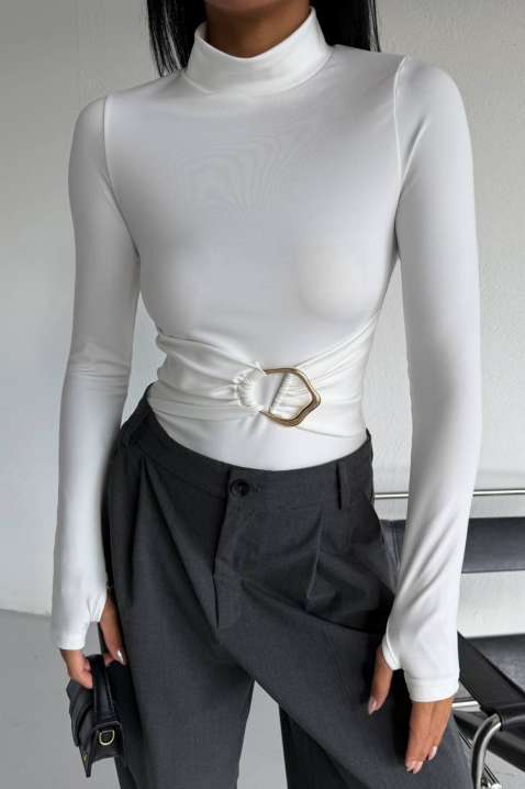 Bodi - bluza TEMINSA WHITE, Boja: bijela, IVET.HR - MODERNA ODJEĆA