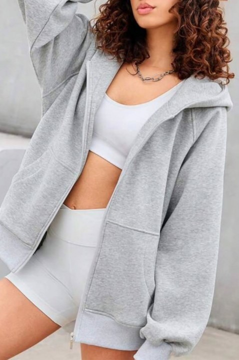 Dukserica BLAGELDA GREY, Boja: siva, IVET.HR - MODERNA ODJEĆA