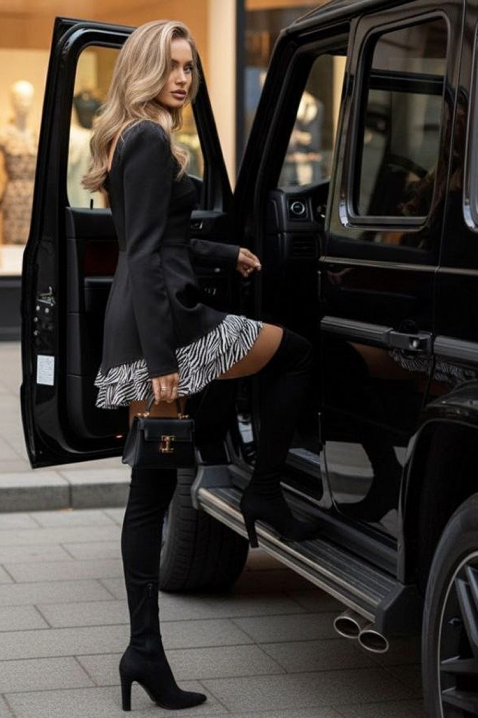 Haljina DENGIOZA, Boja: crna, IVET.HR - MODERNA ODJEĆA