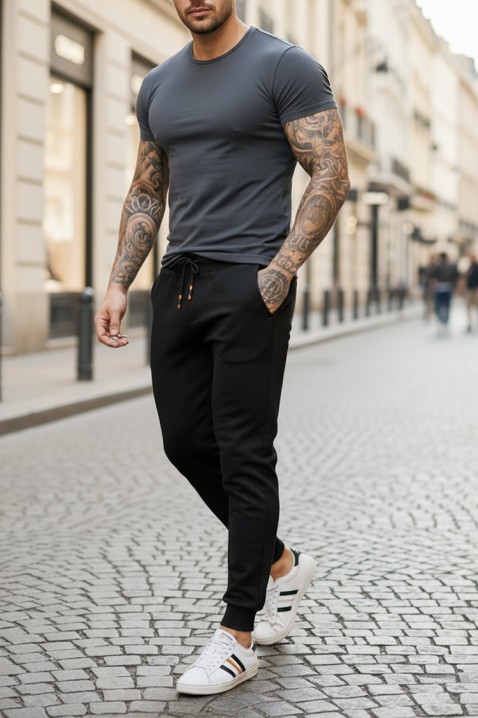 Muške hlače TIRZO BLACK, Boja: crna, IVET.HR - MODERNA ODJEĆA